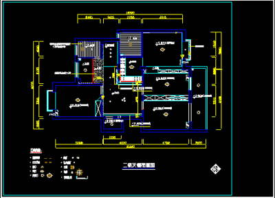 梦园别墅装修设计CAD建筑施工图
